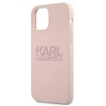 Karl Lagerfeld KLHCP12LSTKLTLP iPhone 12 Pro Max 6,7" Silicone Stack Logo pink - imagine 6