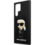 Karl Lagerfeld KLHCS24LSNIKBCK S24 Ultra S928 hardcase black Silicone Ikonik - imagine 6