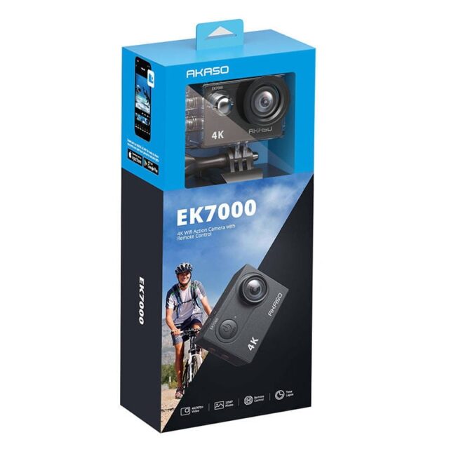 Akaso EK7000 | Sports Camera | 4K, Wi-Fi, 1050 mAh - imagine 5