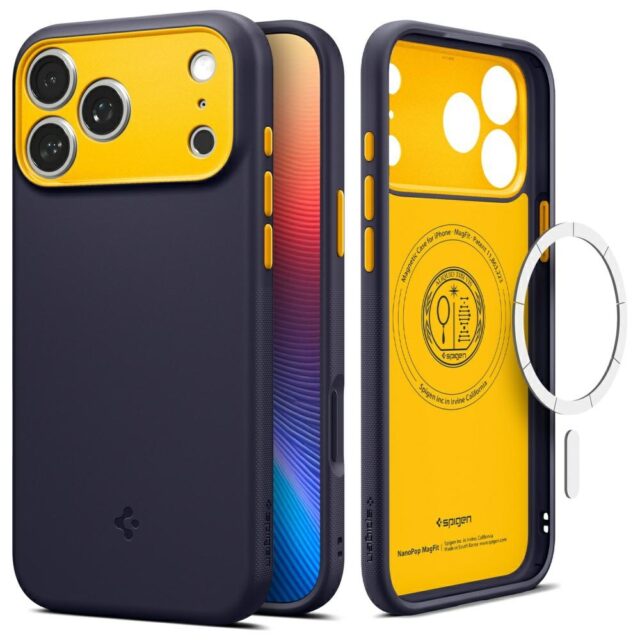 Spigen Nano Pop Mag MagSafe Case for iPhone 17 Pro Max Navy Blue - imagine 8