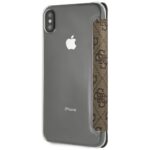 Guess GUFLBKI65GF4GBR iPhone Xs Max brown book 4G Charms Collection - imagine 5