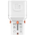 Travel charger 4smarts World Travel Adapter Nomad Pocket 65W white - imagine 4