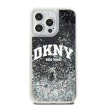 DKNY DKHCP13XLBNAEK iPhone 13 Pro Max 6.7" black hardcase Liquid Glitter Big Logo - imagine 3