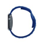 3MK Silicone Watch Strap Blue for Apple Watch 42/44/45/49mm - imagine 2