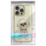 Nimmy case iPhone 15 Pro Max 6.7" khaki  Glasses Cool Dog - imagine 10