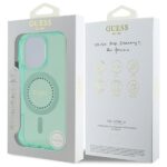 Guess GUHMP16LPFTDTEN iPhone 16 Pro 6.3" green hardcase IML Rhinestones MagSafe - imagine 8