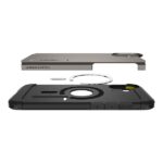 Spigen Tough Armor MAG iPhone 16 6.1" MagSafe gunmetal ACS08215 - imagine 9