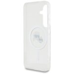 Case Karl Lagerfeld Button Karl & Choupette Heads Printed Logo MagSafe for Samsung Galaxy S25+ - imagine 7
