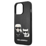 Karl Lagerfeld KLHCP13LPCUSKCBK iPhone 13 Pro / 13 6,1" black hardcase Ikonik Karl & Choupette - imagine 6