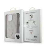 Guess GUHCP16XP4TDSCPP iPhone 16 Pro Max 6.9" pink hardcase Leather Metal Logo Strass Crossbod - imagine 9