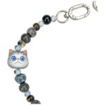 Bag charm handstrap Nimmy New Big Eye Cute Pets 2.0 grey - imagine 2