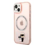 Karl Lagerfeld KLHMP14SHNKCIP iPhone 14/ 15 / 13 6,1" hardcase pink Iconic Karl&Choupette Mag - imagine 2