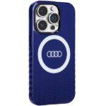 Audi IML Big Logo MagSafe Case iPhone 14 Pro 6.1" navy blue hardcase AU-IMLMIP14P-Q5/D2-BE - imagine 6