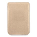 Guess Wallet Card Slot GUWMSSASLGOMagSafe Saffiano gold - imagine 3