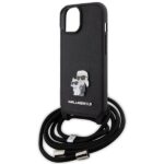 Karl Lagerfeld KLHCP15MSAKCPSK iPhone 15 Plus / 14 Plus 6.7" hardcase black Crossbody Saffiano - imagine 5