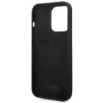 Karl Lagerfeld KLHCP14LSLCTBK iPhone 14 Pro 6,1" hardcase black Silicone Choupette Body - imagine 7