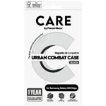 Case CARE by PanzerGlass Flagship Urban  Combat Black QI for Samsung Galaxy S25 Edge transparent - imagine 4