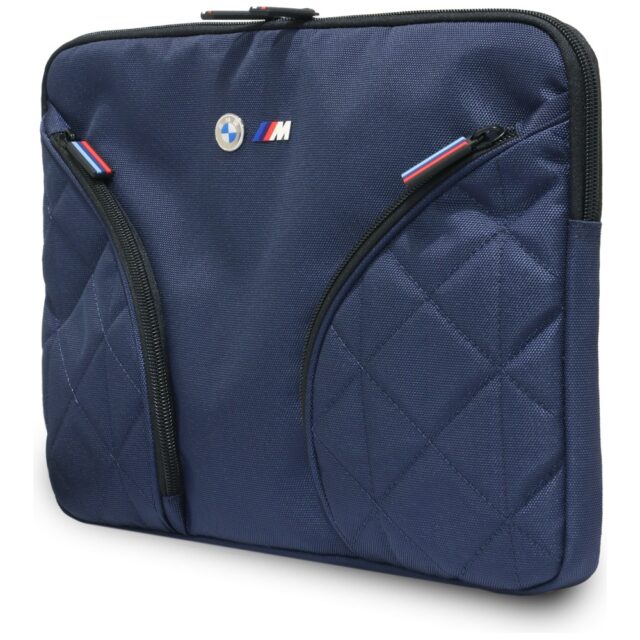 Bag BMW Nylon Pockets & Metal Logo Sleeve 14" navy - imagine 2