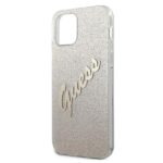 Guess GUHCP12SPCUGLSGO iPhone 12 mini 5,4" gold hardcase Glitter Gradient Script - imagine 6