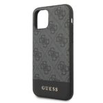 Guess GUHCN65G4GLGR iPhone 11 Pro Max grey hard case 4G Stripe Collection - imagine 3