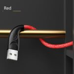 USAMS braided cable U41 USB-C 3m 2A red SJ398USB02 (US-SJ398) Fast Charge - imagine 7