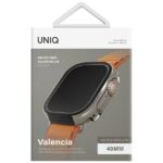 UNIQ Valencia Case Apple Watch Ultra /Ultra  2/ Ultra 3  49 mm. titanium silver - imagine 4