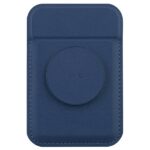 UNIQ Flixa magnetic card wallet with stand navy blue
