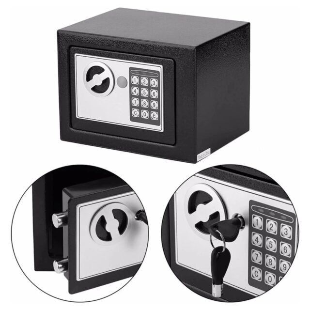 Extralink Home | Safe with electronic lock | digital code, armored box, keys, S-406 - imagine 4