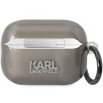 Karl Lagerfeld KKLAP2HNIKTCK Airpods Pro 2 (2022/2023) cover black Ikonik Karl Lagerfeld - imagine 2