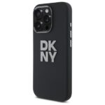 DKNY DKHCP16XSMCBSK iPhone 16 Pro Max 6.9" black hardcase Liquid Silicone Metal Logo - imagine 2