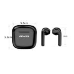 AWEI Bluetooth 5.0 T26 TWS headphones + docking station black - imagine 6