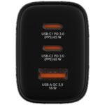 Verbatim Essentials mains charger GaN 65W black 32352 - imagine 3