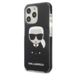 Karl Lagerfeld KLHCP13LTPEIKK iPhone 13 Pro / 13 6,1" hardcase black Iconik Karl - imagine 2