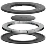 Magnetic holder UNIQ SnapMount self-adhesive black - imagine 3