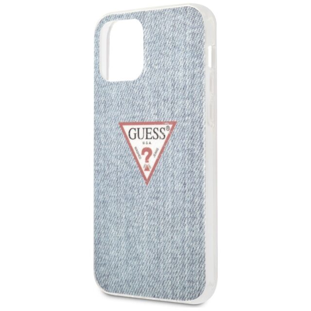 Guess GUHCP12SPCUJULLB iPhone 12 mini 5,4" light blue hardcase Jeans Collection - imagine 6