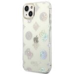 Guess GUHCP14MHTPPTH iPhone 14 Plus / 15 Plus 6.7" transparent hard case Peony Glitter - imagine 2