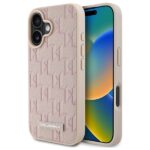 Karl Lagerfeld KLHMP16SPKHPORPP iPhone 16 6.1" pink hardcase Hot Stamp Magsafe