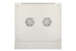 Extralink 12U 600x600 AZH Gray | Rackmount cabinet | wall mounted, swing type - imagine 9