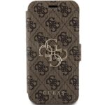 Guess GUBKP15L4GMGBR iPhone 15 Pro 6.1" brown book 4G Metal Logo - imagine 3
