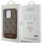 Guess GUHCP15XG4GLBR iPhone 15 Pro Max 6.7" brown hardcase 4G Stripe Collection - imagine 8