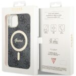Guess GUHMP15SH4STK iPhone 15 / 14 / 13 6.1" black hardcase IML 4G MagSafe - imagine 7
