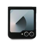 DKNY DKHCZF6PSMCSLK Z Flip6 F741 black lether Matal Stack Logo - imagine 3