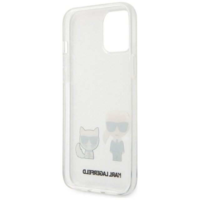 Karl Lagerfeld KLHCP12MCKTR iPhone 12/12 Pro 6,1" hardcase Transparent Karl & Choupette - imagine 9