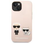 Karl Lagerfeld KLHMP14SSSKCI iPhone 14/ 15 / 13 6,1" hardcase light pink Silicone Karl & - imagine 3