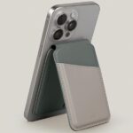 UNIQ Lyden DS magnetic wallet RFIDi phone stand beige-green/ivory-lichen green - imagine 3