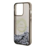 Karl Lagerfeld KLHCP14XLCRSGRK iPhone 14 Pro Max 6,7" black hardcase Liquid Glitter RSG - imagine 6