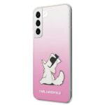 Karl Lagerfeld KLHCS22SCFNRCPI S22 S901 hardcase pink Choupette Eat - imagine 2