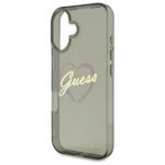Guess GUHCP16SHCHGSPK iPhone 16 6.1" black hardcase IML Heart - imagine 6