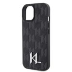 Karl Lagerfeld KLHCP15SPKLPKLK iPhone 15/ 14 / 13 6.1" black hardcase Leather Monogram Hot St - imagine 6