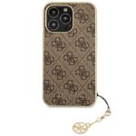 Guess GUHCP13LGF4GBR iPhone 13 Pro /  13 6,1" brown hardcase 4G Charms Collection - imagine 3